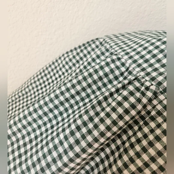 Little Cottonwood timber in green gingham, small - Picture 2 of 8